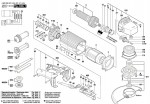Bosch 0 602 332 434 ---- flat head angle sander Spare Parts